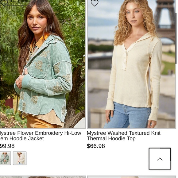 Mystree Patterned Top - size L - Picture 7 of 7